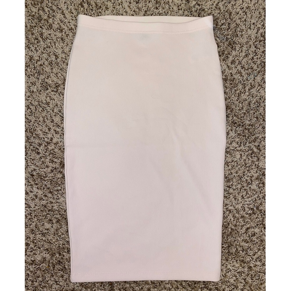 Blush Forever 21 Midi Skirt